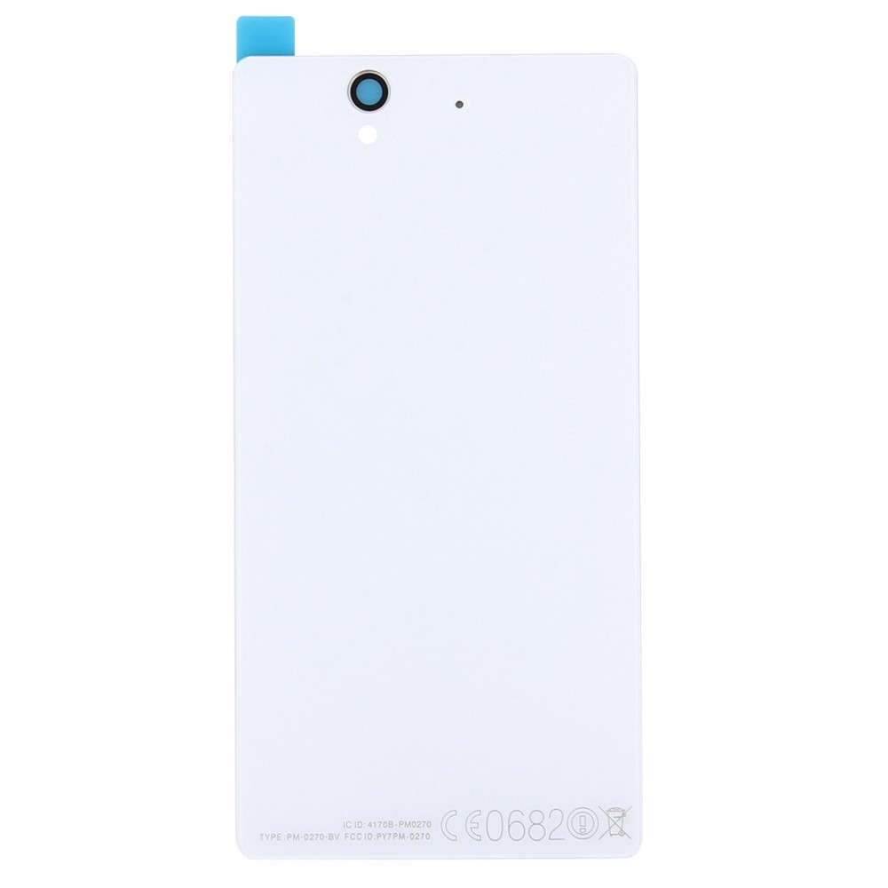 Aluminium  Battery Back Cover for Sony Xperia Z / L36h(White) Sony Replacement Parts Sony Xperia Z